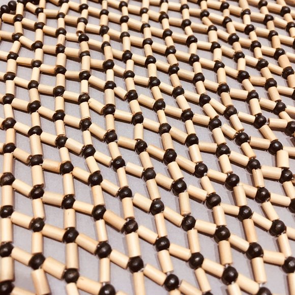 WOOD BEADED CROSS BODY PURSE - Picture 4 of 7